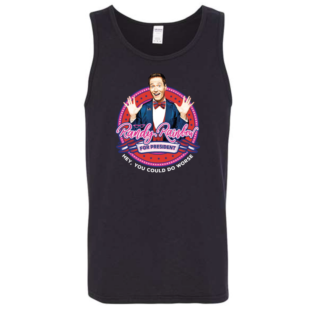 Randy Rainbow For President - Black Tank Top