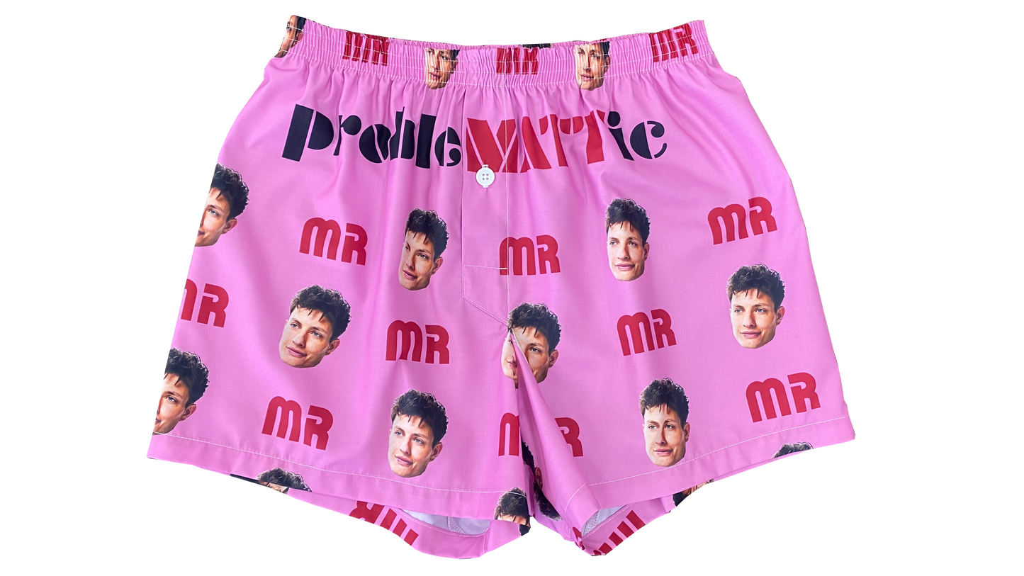 ProbleMATTic - Men's Pink Boxers