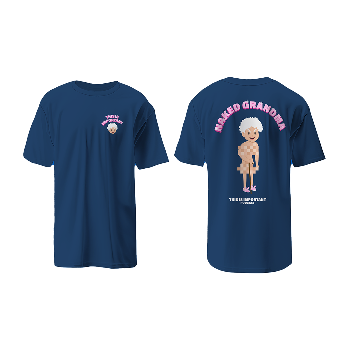 Naked Grandma T-Shirt – OMGVIP