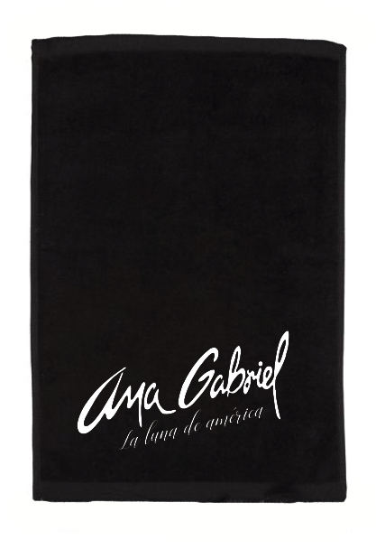 Ana Gabriel Black Towel