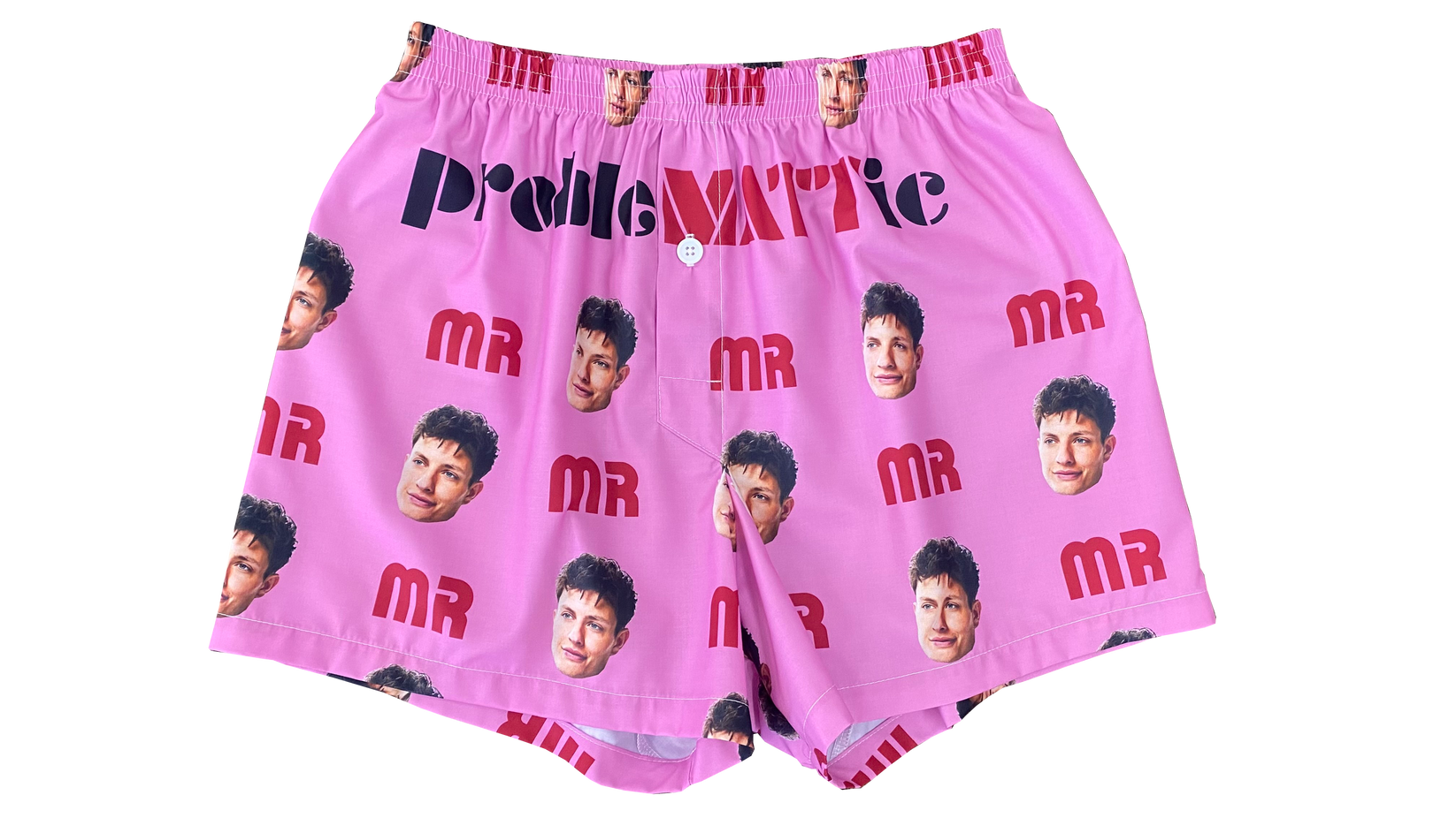 ProbleMATTic - Men's Pink Boxers – OMGVIP