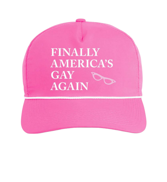 Finally America's Gay Again Pink Hat